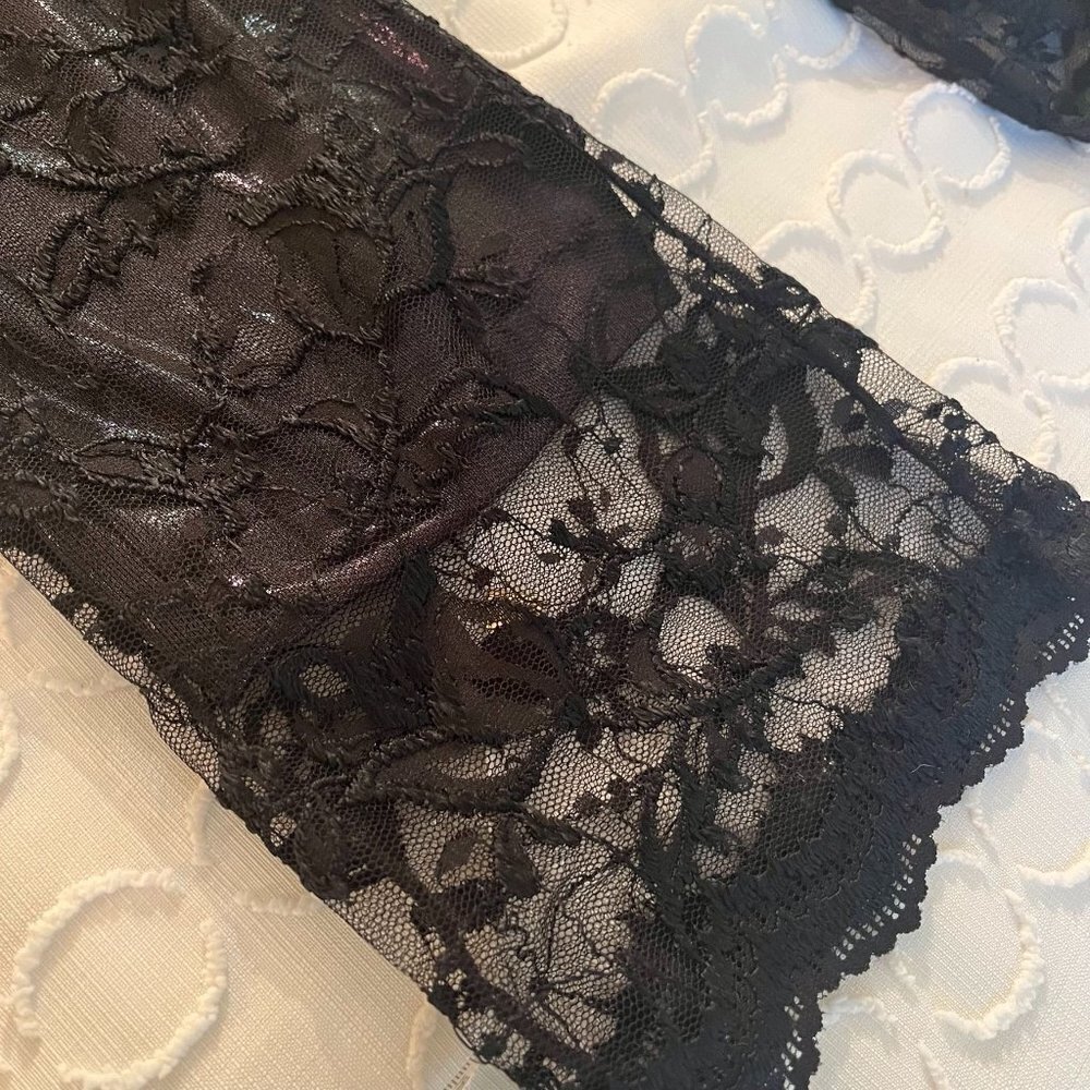 Vintage Scott McClintock Funky Lace Iridescent Festival Club Hight Waist Pants - Picture 10 of 16